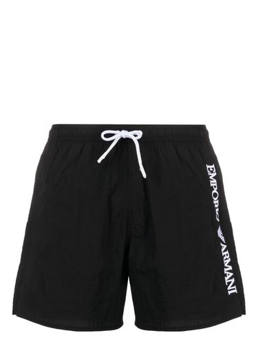 EMPORIO ARMANI - Logo Swim Shorts - Emporio Armani - Modalova