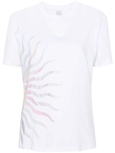 Swirl Sun Print Cotton T-shirt - PS Paul Smith - Modalova