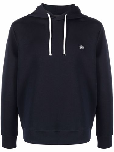 EMPORIO ARMANI - Logo Cotton Hoodie - Emporio Armani - Modalova