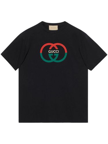 GUCCI - Logo Cotton T-shirt - Gucci - Modalova