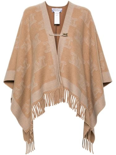 MAX MARA - Logo Wool Cape - Max Mara - Modalova