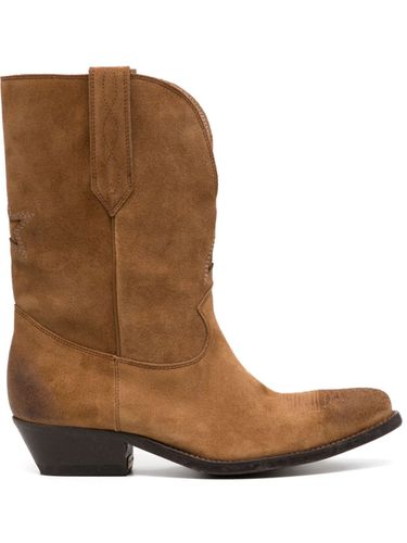 Wish Star Suede Leather Boots - Golden Goose - Modalova