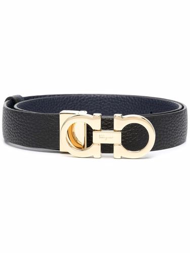 Gancini Leather Reversbile Belt - Ferragamo - Modalova