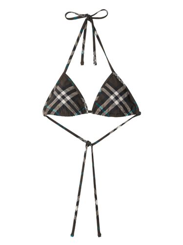 Check Triangle Bikini Top - Burberry - Modalova