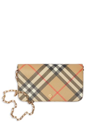 BURBERRY - Check Wallet On Chain - Burberry - Modalova