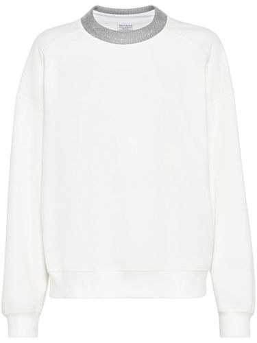 Cotton Crewneck Sweatshirt - Brunello Cucinelli - Modalova