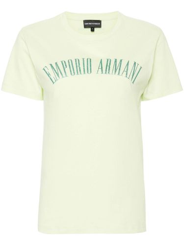 Logo Cotton T-shirt - Emporio Armani - Modalova