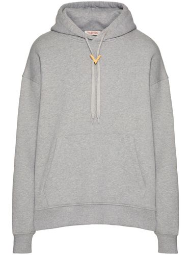 VALENTINO - Vlogo Cotton Hoodie - Valentino - Modalova