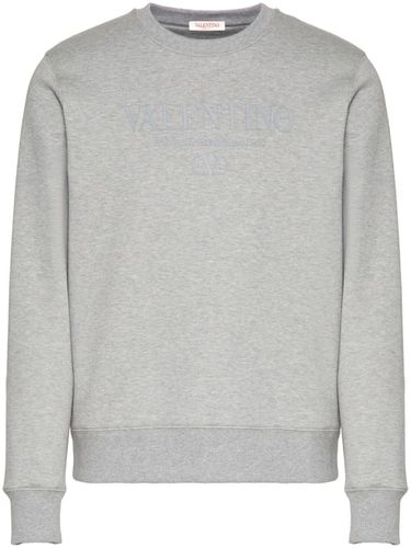 Cotton Crewneck Sweatshirt - Valentino - Modalova