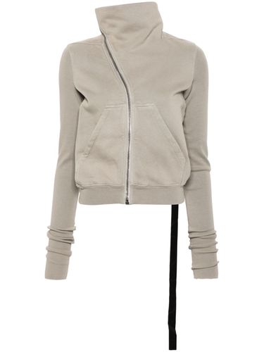 Cotton Zipped Sweatshirt - Rick Owens Drkshdw - Modalova