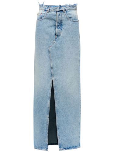 Denim Long Skirt - MM6 Maison Margiela - Modalova