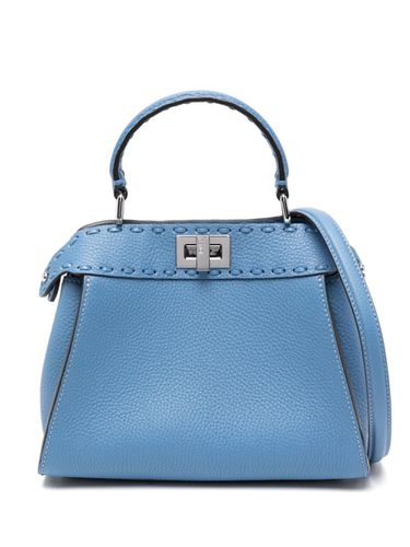 Peekaboo Mini Leather Handbag - Fendi - Modalova