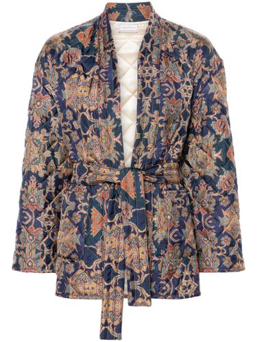 Silk Blend Padded Kimono - Pierre-Louis Mascia - Modalova