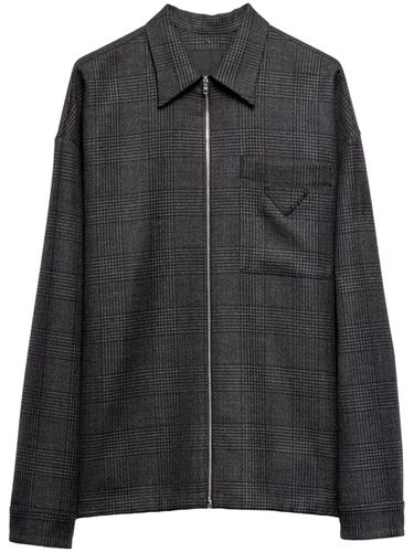 PRADA - Wool Zipped Shirt - Prada - Modalova