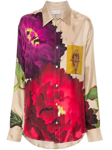 Printed Silk Shirt - Pierre-Louis Mascia - Modalova