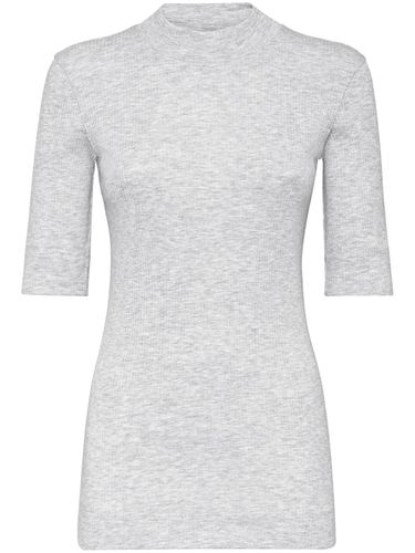 Mock Neck Cotton T-shirt - Brunello Cucinelli - Modalova