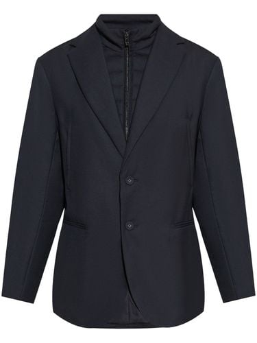 Wool Blend Single-breasted Jacket - Emporio Armani - Modalova