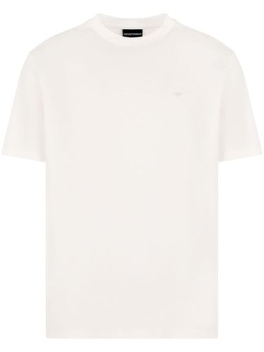 EMPORIO ARMANI - Logo Cotton Shirt - Emporio Armani - Modalova