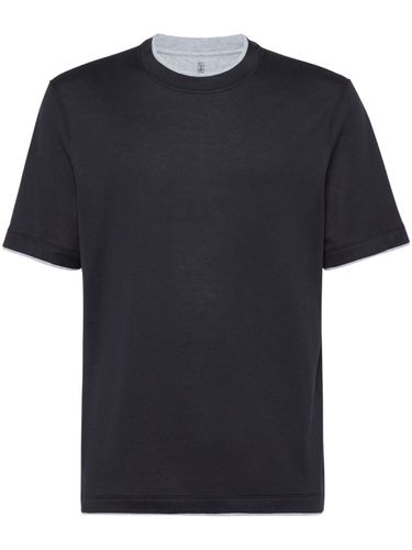 Faux Layering Cotton T-shirt - Brunello Cucinelli - Modalova