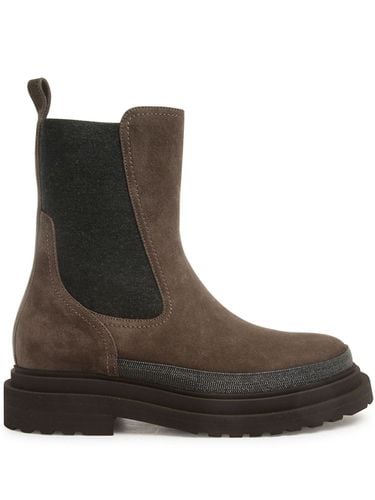 Chelsea Suede Boots - Brunello Cucinelli - Modalova