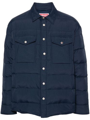 KENZO - Nylon Padded Overshirt - Kenzo - Modalova