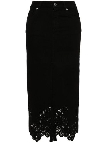 ERMANNO - Lace Midi Skirt - Ermanno - Modalova