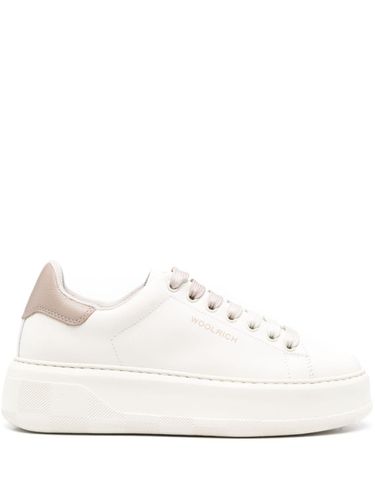 WOOLRICH - Leather Sneakers - Woolrich - Modalova