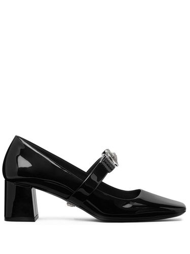 Gianni Ribbon Patent Leather Pumps - Versace - Modalova