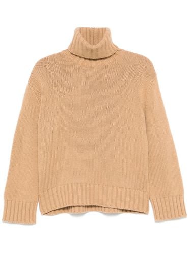 Wool And Silk Blend Turtleneck Sweater - Fabiana Filippi - Modalova