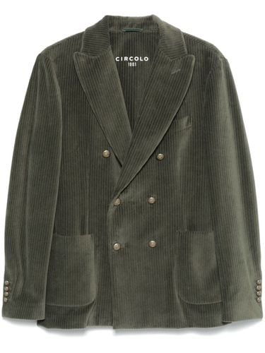 Corduroy Double-breasted Jacket - Circolo 1901 - Modalova