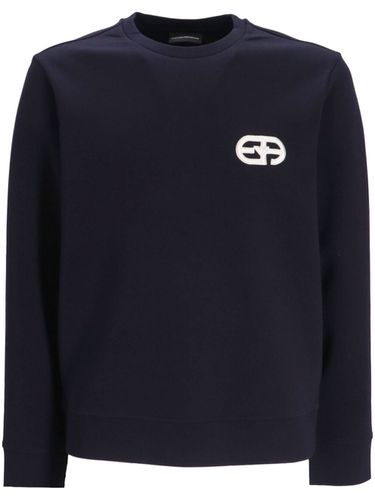 Logo Cotton Sweatshirt - Emporio Armani - Modalova