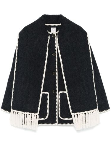 TOTEME - Attached Scarf Wool Jacket - Toteme - Modalova