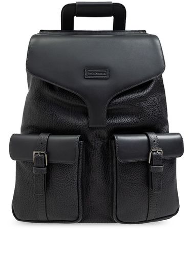 EMPORIO ARMANI - Leather Backpack - Emporio Armani - Modalova