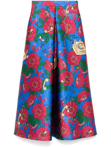 Printed Long Skirt - Alessandro Enriquez - Modalova