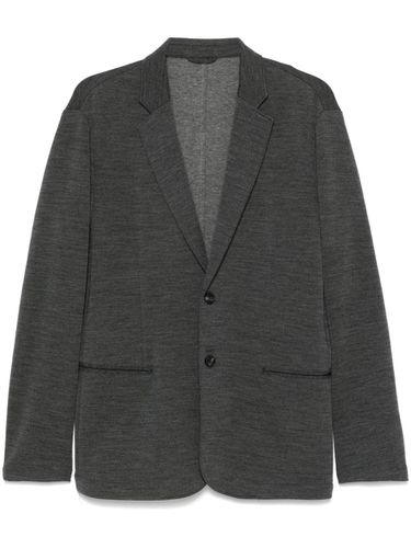 Wool Blend Single-breasted Jacket - Emporio Armani - Modalova