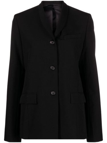 Wool Single-breasted Jacket - Toteme - Modalova