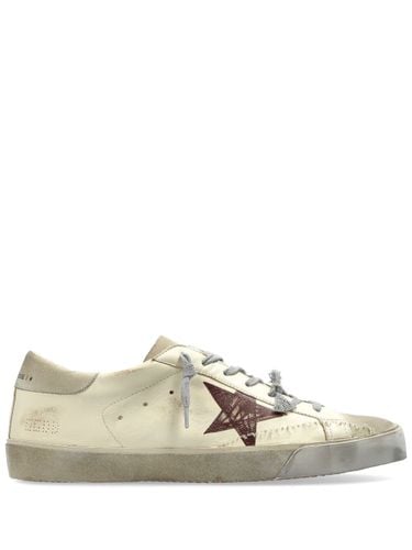 Super-star Leather Sneakers - Golden Goose - Modalova