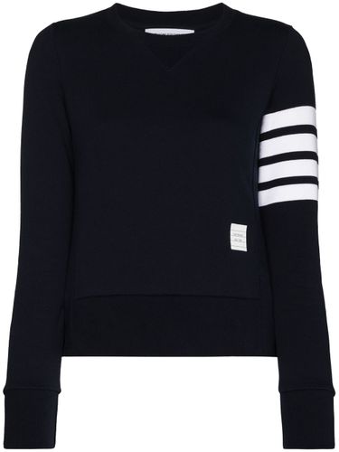 Bar Cotton Sweatshirt - Thom Browne - Modalova