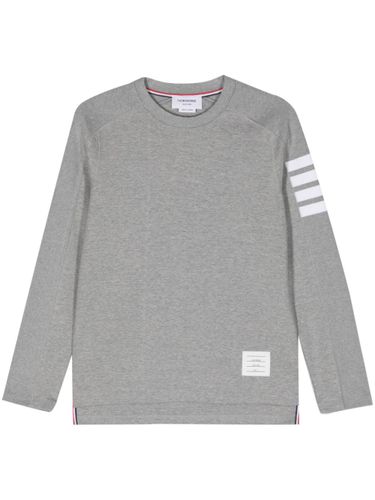 THOM BROWNE - 4bar Cotton Tee - Thom Browne - Modalova