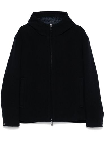 EMPORIO ARMANI - Wool Hooded Jacket - Emporio Armani - Modalova