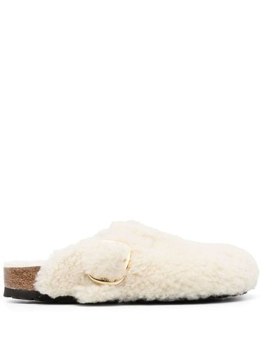 Boston Big Buckle Shearling Slippers - Birkenstock - Modalova