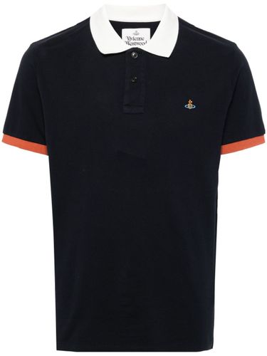 Logo Cotton Polo Shirt - Vivienne Westwood - Modalova