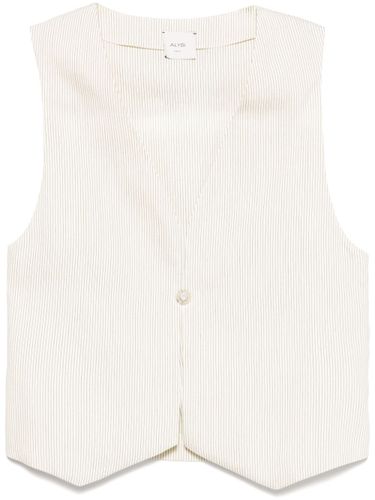 ALYSI - Striped Vest - Alysi - Modalova