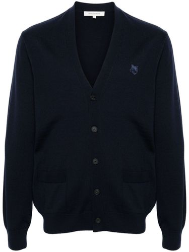 Bold Fox Head Wool Cardigan - Maison Kitsune' - Modalova