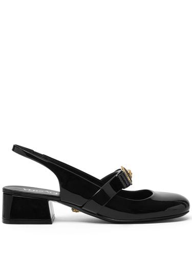 Gianni Ribbon Patent Leather Pumps - Versace - Modalova