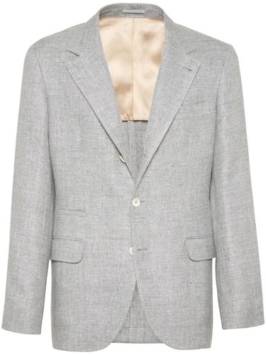 Linen And Cotton Suit-type Jacket - Brunello Cucinelli - Modalova