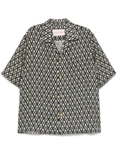 VALENTINO - Toute La V Linen Shirt - Valentino - Modalova