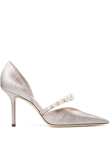 Aurelie Glittered Leather Pumps - Jimmy Choo - Modalova