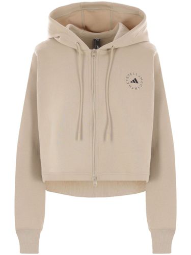 Logo Cropped Hoodie - Adidas By Stella Mccartney - Modalova