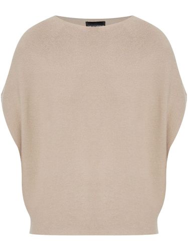 Cotton Blend Knitted Top - Emporio Armani - Modalova